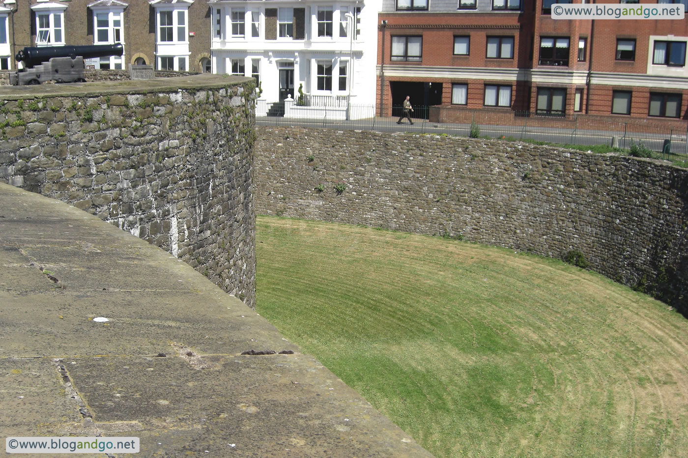 Deal Castle - Dry moat